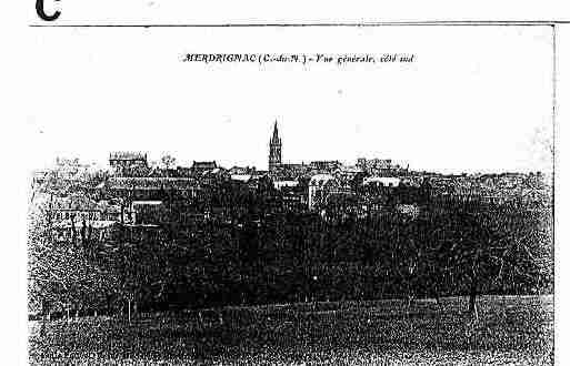 Ville de MERDRIGNAC Carte postale ancienne